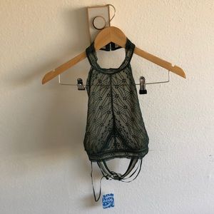 Free People intimately high-neck lace bra